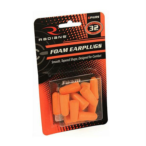 Foam Earplugs - Package of 6