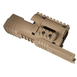 Tekko Polymer AK47 Integrated Rail System - Scorched Dark Earth