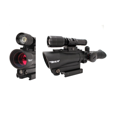 30mm Red Dot - w-Red Laser-140 Lumen Light