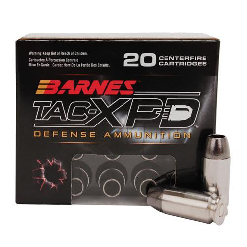 40 S&W TAC-XPD Ammunition, 140 Grains, TAC-XP Hollow Point Lead-Free, Per 20