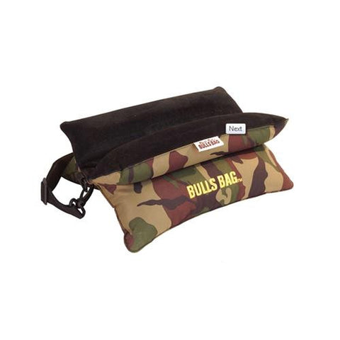 Bench Rest Poly-Sued with Carry Strap, 15" - Woodland Camo
