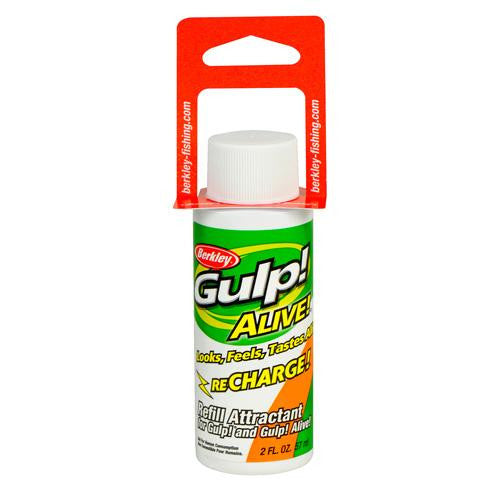 Gulp! Alive Recharge Liquid Attractant - Natural Scent-Flavor, 2 oz Bottle