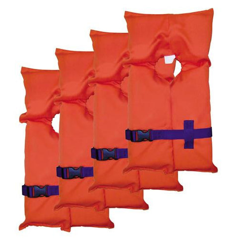 Adult Type II PFD - Orange, Carry Bag, Per 4