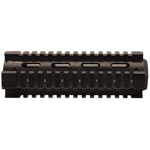 Carbine Quad Rail - 6.70" 2 Piece, Black