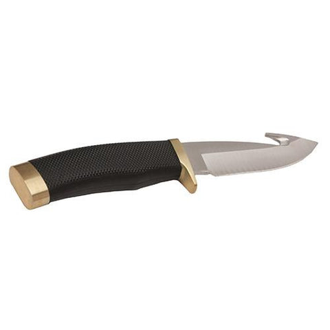 Buck Zipper - 4 1-4" Plain Blade, Drop Point, Rubber Handle, Boxed