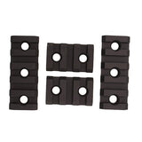 AR15 Rifle Long Free Float Forend w-Accessory Rail OM Red Lava