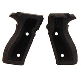 Sig P227 DA-SA Grips - Checkered G10 Solid Black