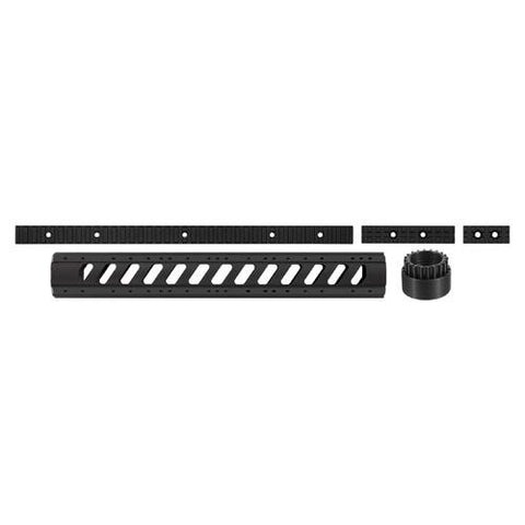 AR-15 Aluminum 6 Side 15" Free Float Forend - with Rail Pack, Black