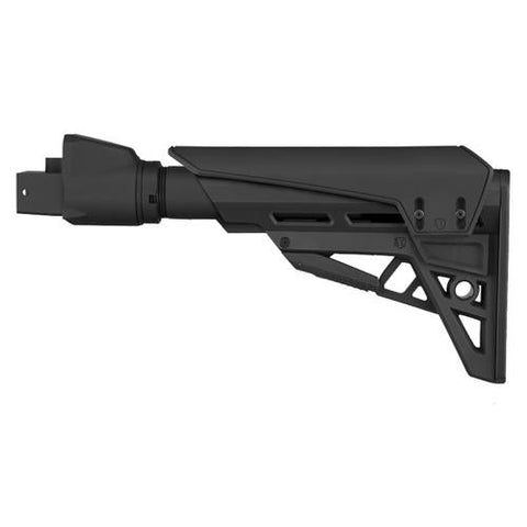 AK-47 TactLite Elite Adjustable Stock - with Scorpion Recoil Pad, Black