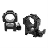 UTG 1"-2PCs High Pro LE Grade Picatinny QD Rings: 22mm Wide, Black