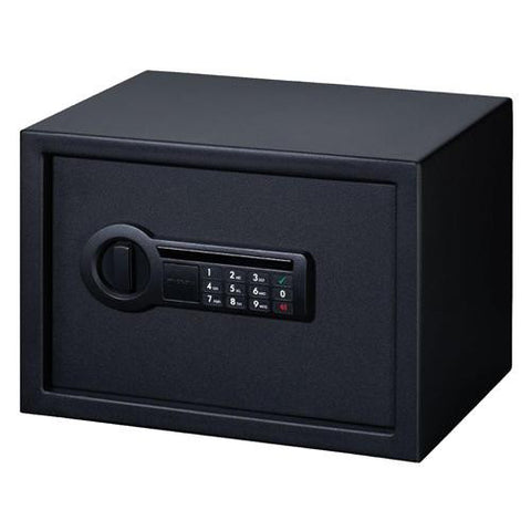 Personal Safe - Electronic Lock with Shelf, Black