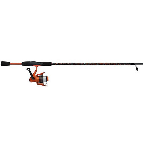 Amphibian Spinning Combo - 30, 1 Bearings, 5'6" Length, 2 Piece Rod, Medium, Orange, Ambidextrous