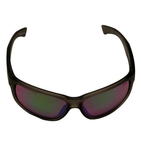 Baseliner Sunglasses - Crystal Gray Frames, Green Water Serilium Lens