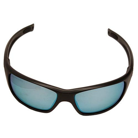 Guide II Sunglasses - Matte Black Frames, Blue Water Serilium Lens