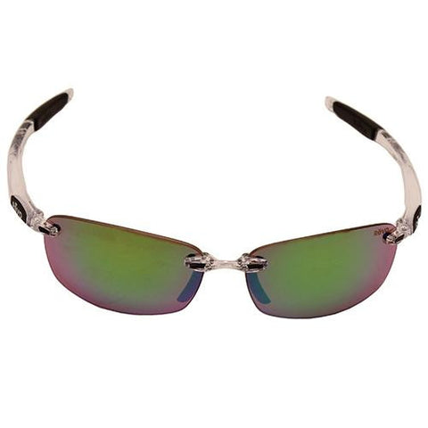 Descend E Sunglasses, Crystal Frame, Green Water Serilium Lens