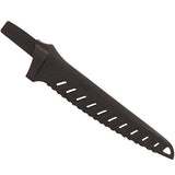 Mr. Crappie Slab Shaver - 6" Blade, Yellow Nylon and Tactile Overmold Handle, Boxed