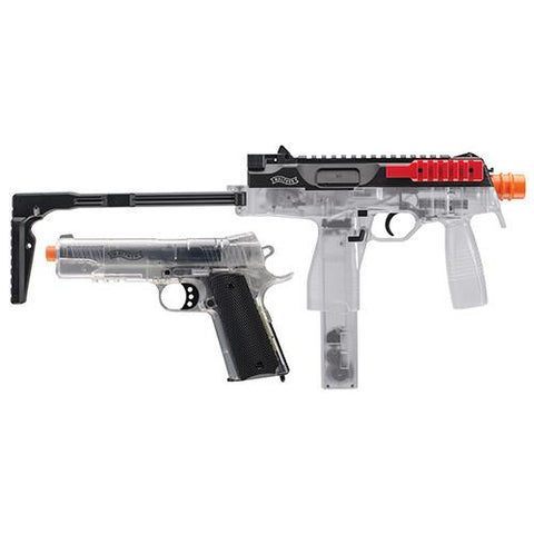 6mm Walther Tactical Airsoft Kit - Clear-Red