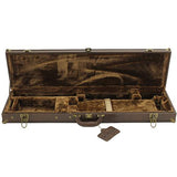LeatherLock Takedown Case - Deluxe Over-Under Shotgun, Brown