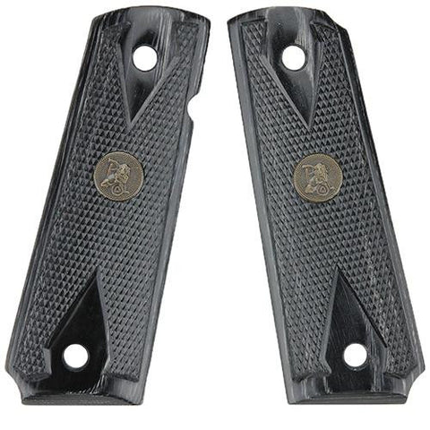 Colt 1911 Grip - Double Diamond, Charcoal, Checkered
