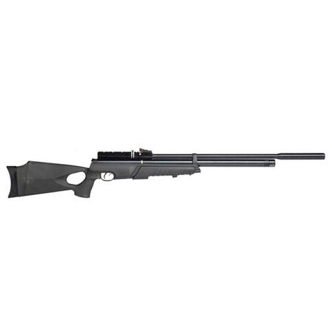 AT4410 Long Quiet Energy PCP Air Rifle - .25 Caliber, 22.80" Barrel, 9 Rounds, Black Synthetic Stock-Black