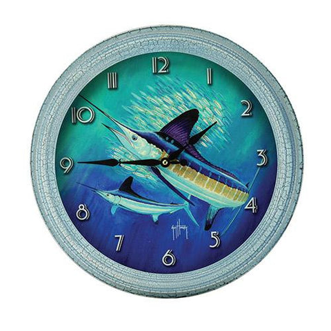 15" Metal Clock - Marlin