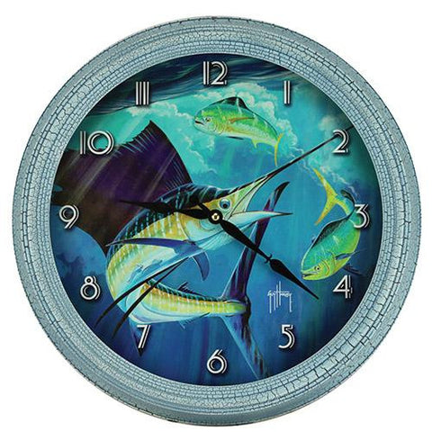 15" Metal Clock - Sailfish