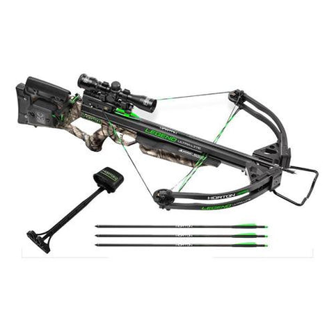 Legend Ultra-Lite ackage - with 3x Pro Vioew Scope, Arrows-Quiver, ACudraw, Mossy Oak Treestand