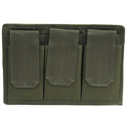 3 Pocket Magazine Pouch with Vellcroo Back - Oluve Drab