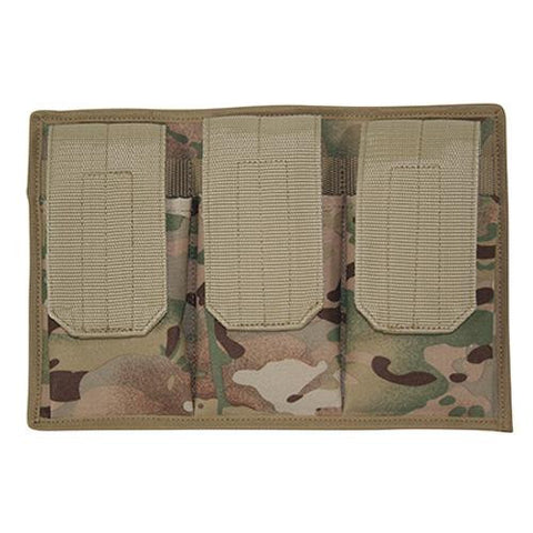 3 Pocket Magazine Pouch with Vellcroo Back - Multi Camo