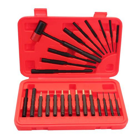 24 Piece Punch Set, 6 Roll Pin Punches