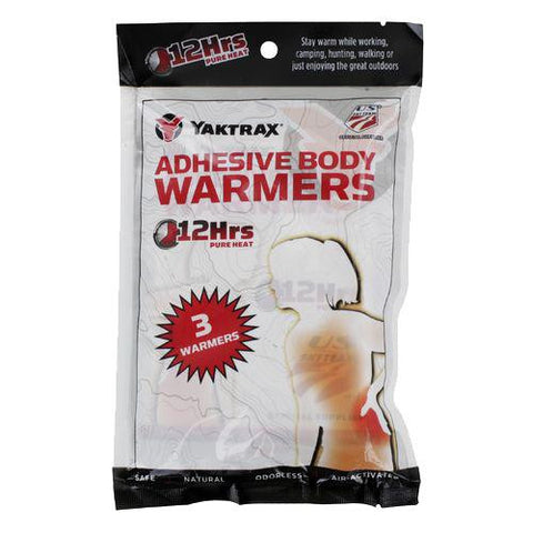 Adhesive Body Warmer, 3 Pack