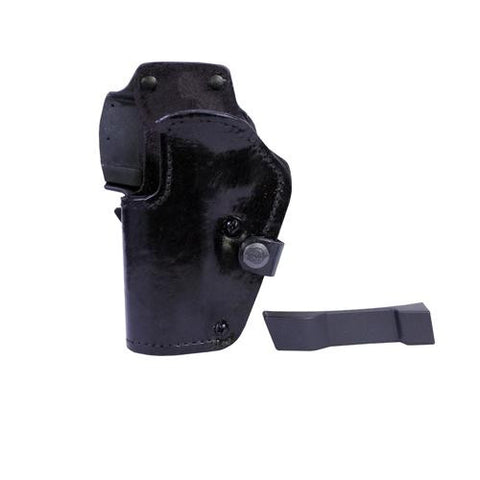 3 Layer Synthetic Leather Belt Holster - 1911 Colt Government with 5" Barrel, Black, Left Hand