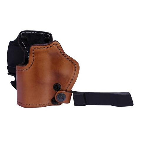 3 Layer Synthetic Leather Belt Holster - Glock 19-23-32, Brown, Left Hand