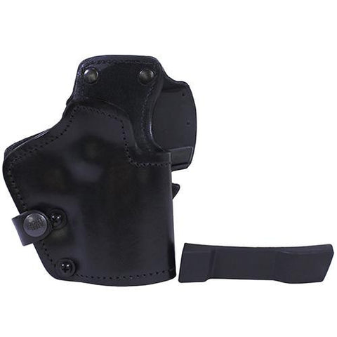 3 Layer Synthetic Leather Belt Holster - 1911 Colt Commander with 4" Barre, Black, Right Hand