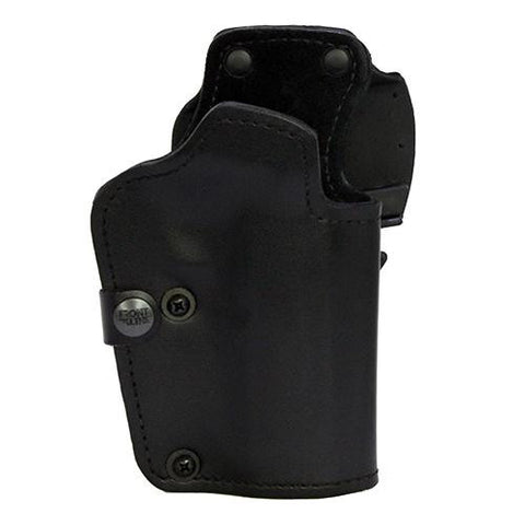 3 Layer Synthetic Leather Belt Holster - CZ SP01 Shadow, Black, Right Hand