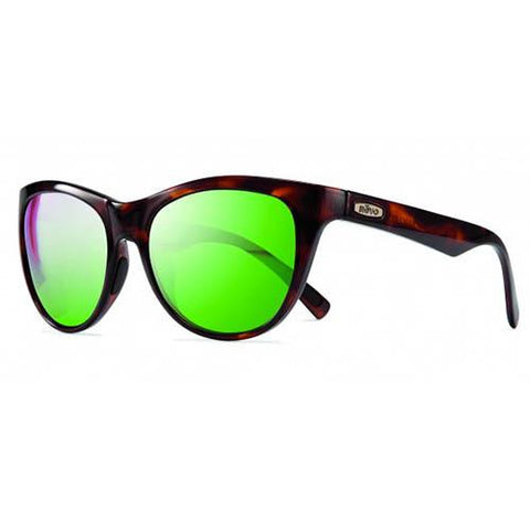 Barclay Sunglasses - Tortoise Frames, Green Water Serilium Lens