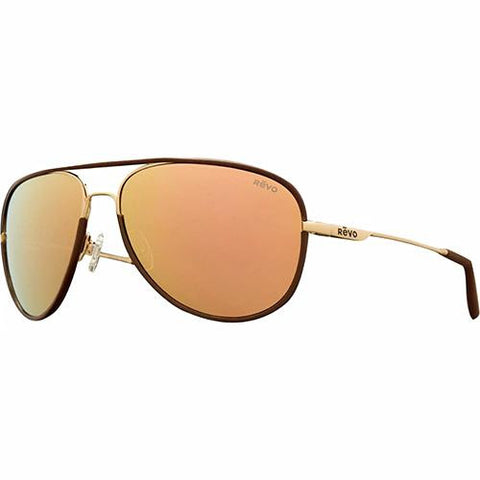 Carlisle Sunglasses - Gold Frame, Champagne Crystal Lens