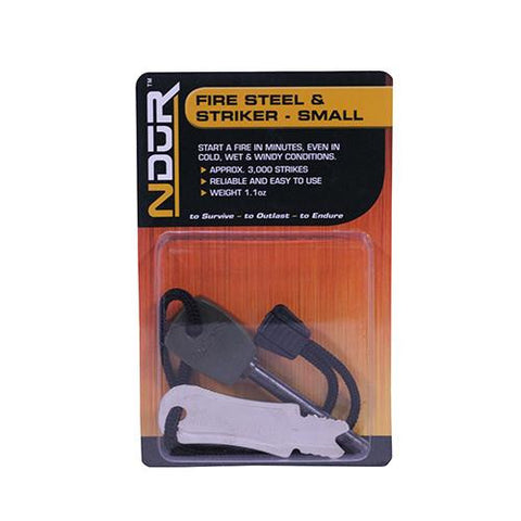 Fire Steel and Striker - Small, Black
