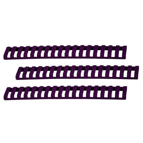 18 Slot Ladder Low Pro Rail Covers - Purple, Per 3
