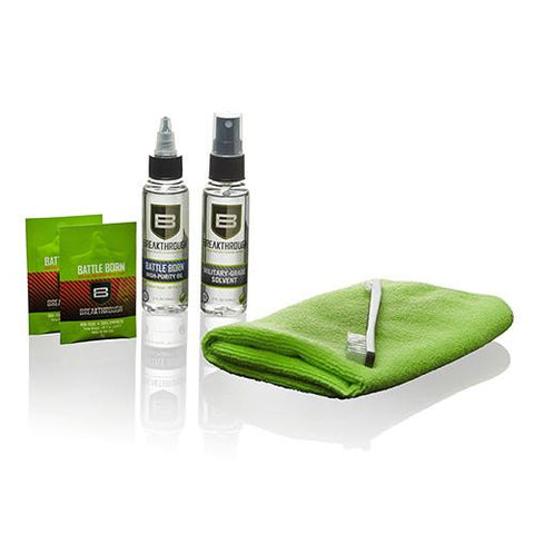 Breakthrough Cleaning Kit - Cleaning Kit, Solvent, High-Purity Oil Grease, Brush, Towel