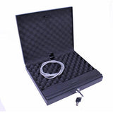 Top Load Pistol Vault - 11.5" x 9.8" x 2.5", Biometric Fingerprint, Magnum, Black