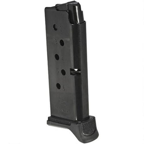 380 ACP LCP and LCP II Magazine, 6 Rounds, Black