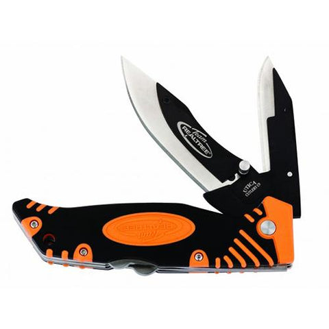 Crush Changeable Folding Knife - Orange and Black