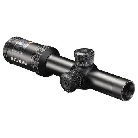AR Optics - 1-4x 24mm, 30mm Main Tube,  Drop Zone 300 Blackout Illuminated, Matte Black