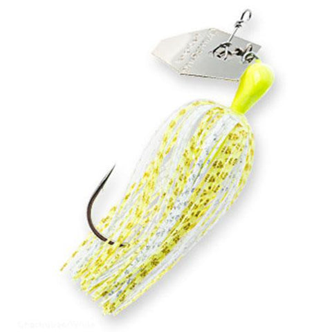 ChatterBait Elite Lures - 1-2 oz Weight, 5-0 Gamakatsu Hook, Chartreuse-White, Per 1