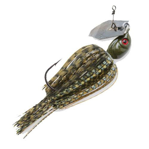 ChatterBait Projectz Lures - 1 oz Weight, 6-0 Hook, Green Pumpkin, Per 1