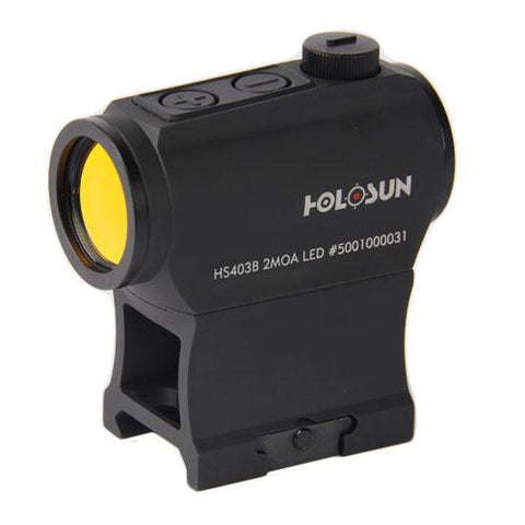 Paralow Red Dot Sight 1x - 2 MOA Dot, Weaver-Style Low and Lower 1-3 Co-Witness Mounts, Matte Black