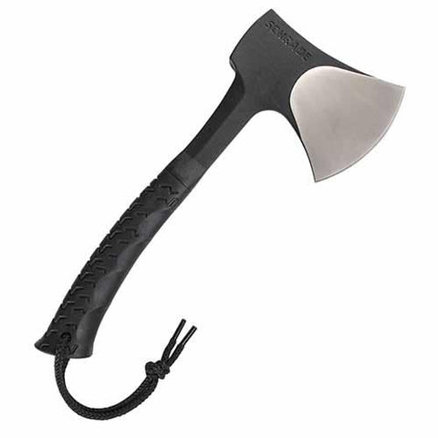 Hatchet 3.5" 3Cr13 Stainless Steel Blade TPR Rubber Wrapped Handle, Black