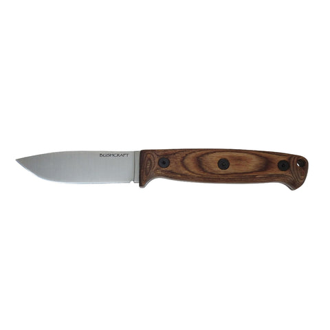 Bushcraft - Utility Knife with Black Nylon Sheath