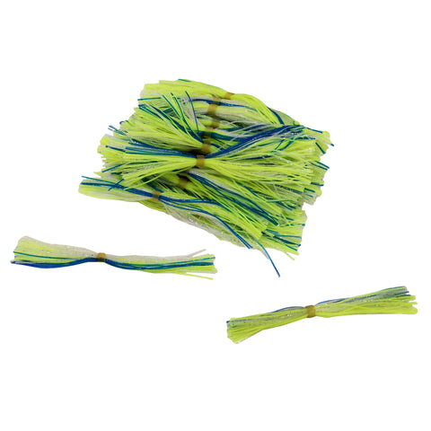 Bulk Skirts - Chartreuse Blue Clear, Package of 50